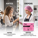Touca Descartável TNT Rosa 100un - Talge