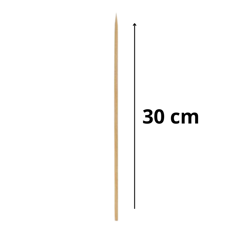 Espeto De Churrasco Bambu 30cm 50un - Inoven