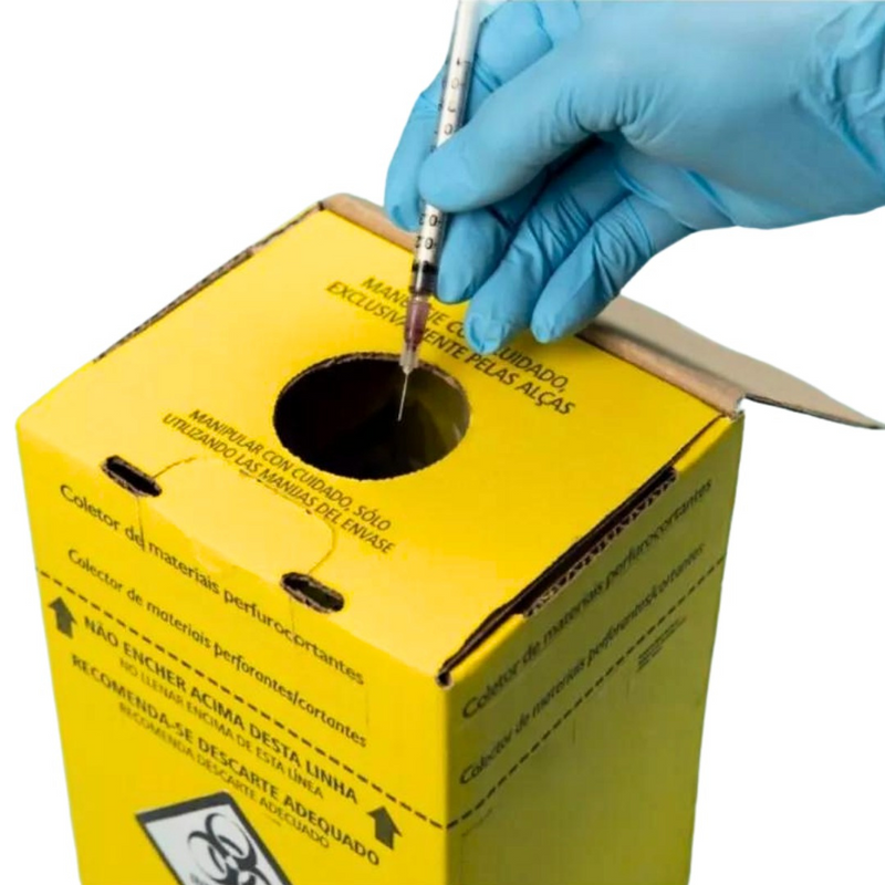 Coletor 13L Para Material Perfurocortante - Descarbox