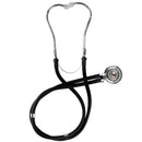 Estetoscópio Rappaport Duplo Preto - Supermedy