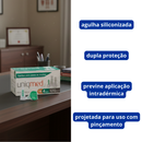 Agulha Para Caneta De Insulina 4mm 32G 100un - Uniqmed