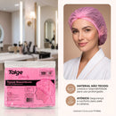 Touca Descartável TNT Rosa 100un - Talge