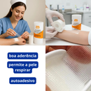Fita Adesiva Médica Hipoalérgica Transparente 10cm x 4,5m - Wiltex