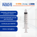 Seringa 5ml Bico Luer Lock 100un - Descarpack