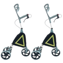 Muleta Canadense Regulável Com Rodas E Freio - Supermedy