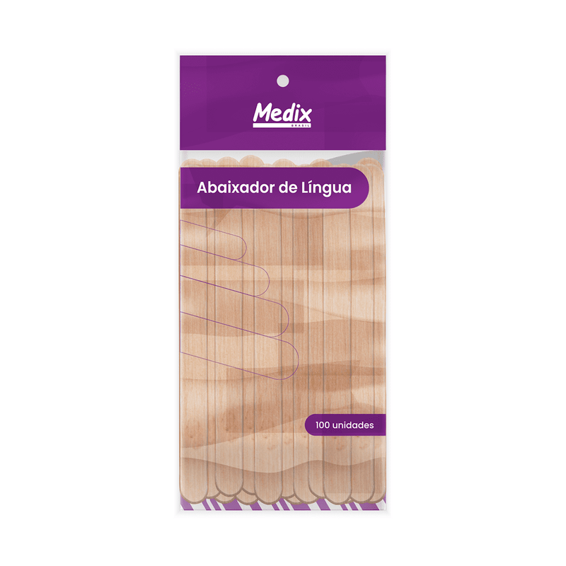 Abaixador de Língua 100un - Medix
