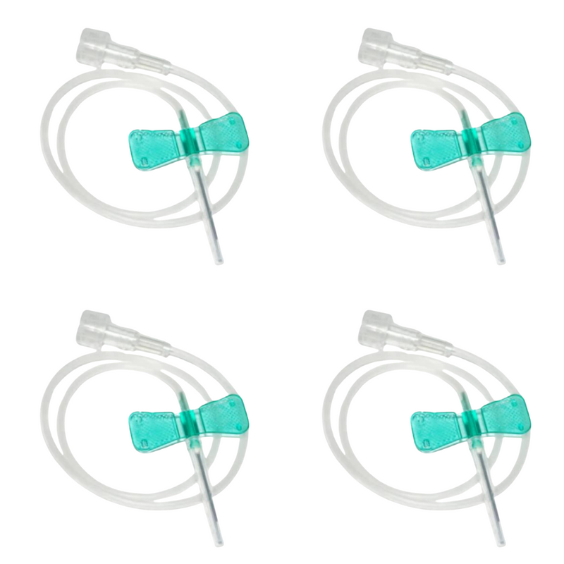 Scalp Com Dispositivo de Segurança 21G Luer Lock 100un - Medix