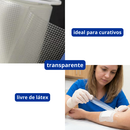 Fita Adesiva Médica Hipoalérgica Transparente 10cm x 4,5m - Wiltex