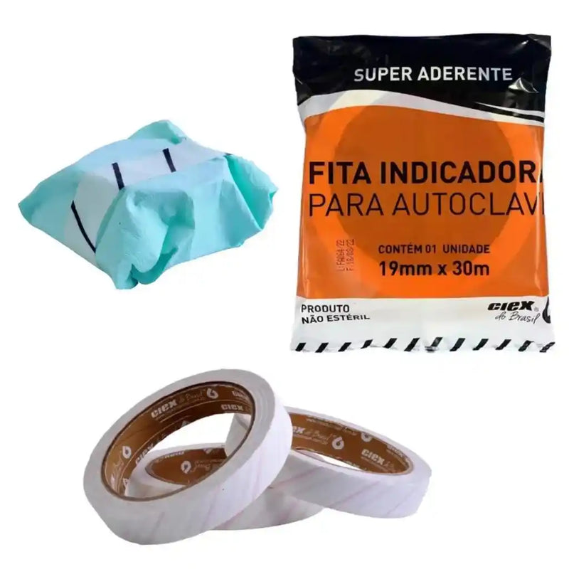 Fita Indicadora Para Autoclave 19mm x 30m - Ciex
