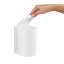 Mini Dispenser Para Sabonete Líquido Álcool Gel Branco 500ml - Nobre