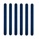 Palitos Ponta Redonda Azul 100un - Inoven