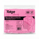 Touca Descartável TNT Rosa 100un - Talge