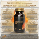 Vitamina B12 500mg 60 Comprimidos  Solaris