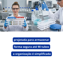 Estante Grade 90 Tubos 12-13mm Branca 1un - Labor Import