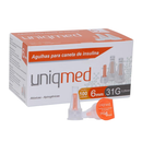 Agulha Para Caneta de Insulina 6mm 100un - Uniqmed