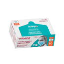 Máscara Cirúrgica Tripla Azul Com Elástico 50un - Vabene