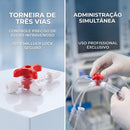 Torneira Descartável 3 Vias Luer Lock - Descarpack
