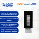 Dispenser Para Papel Higiênico Cai Cai Preto - Street Nobre