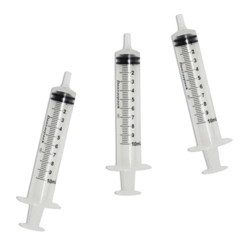 Seringa 10ml Bico Luer Slip 100un - Descarpack