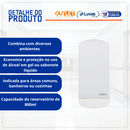 Dispenser Para Sabonete Líquido Álcool Gel 800ml Branco - Select Nobre