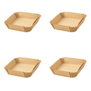 Forma Descartável Para Air Fryer Quadrada 24x25cm 25un - Inoven