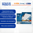 Cabo HDMI 2.0 Ultra HD 3D 4K Banhado À Ouro Tecido 1,80m - MB