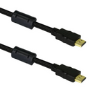 Cabo HDMI 2.0 Ultra HD 3D 4K Banhado À Ouro Tecido 1,80m - MB