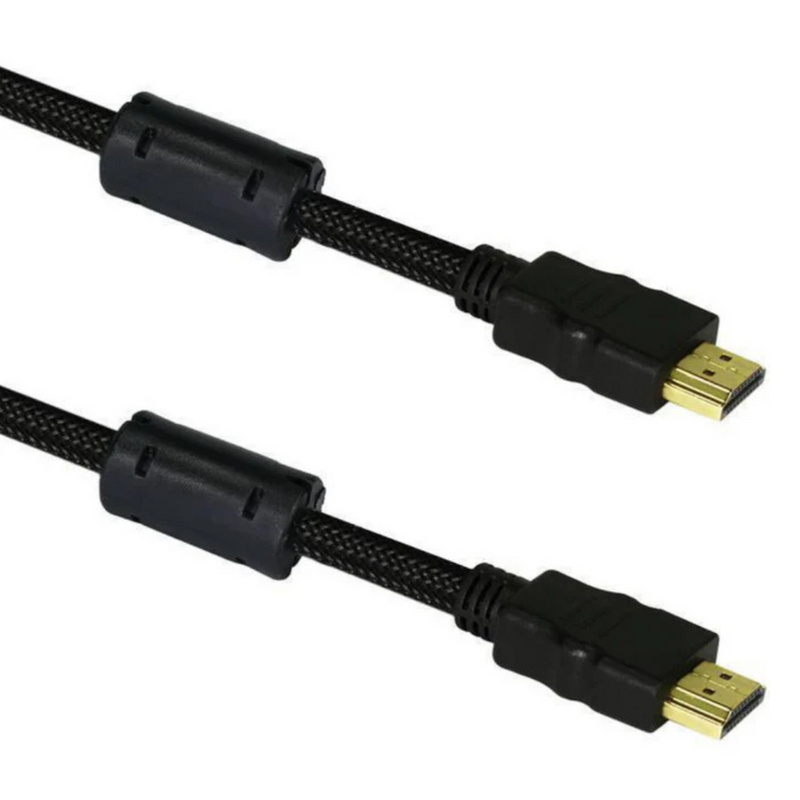 Cabo HDMI 2.0 Ultra HD 3D 4K Banhado À Ouro Tecido 3m - MB