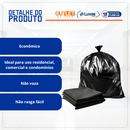 Saco de Lixo Preto 100 Litros 100un - Dr Luvas