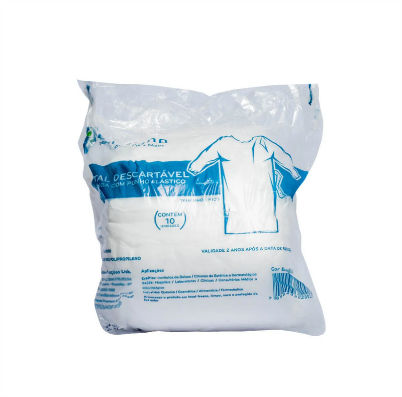 Avental Sem Manga 20g TNT Branco - Anadona