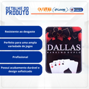 Jogo de Baralho Duplo Com Estojo Em Lata - Dallas MB
