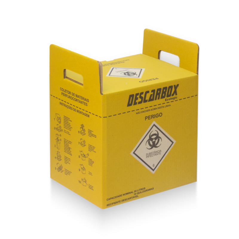 Coletor 7L Para Material Perfurocortante - Descarbox
