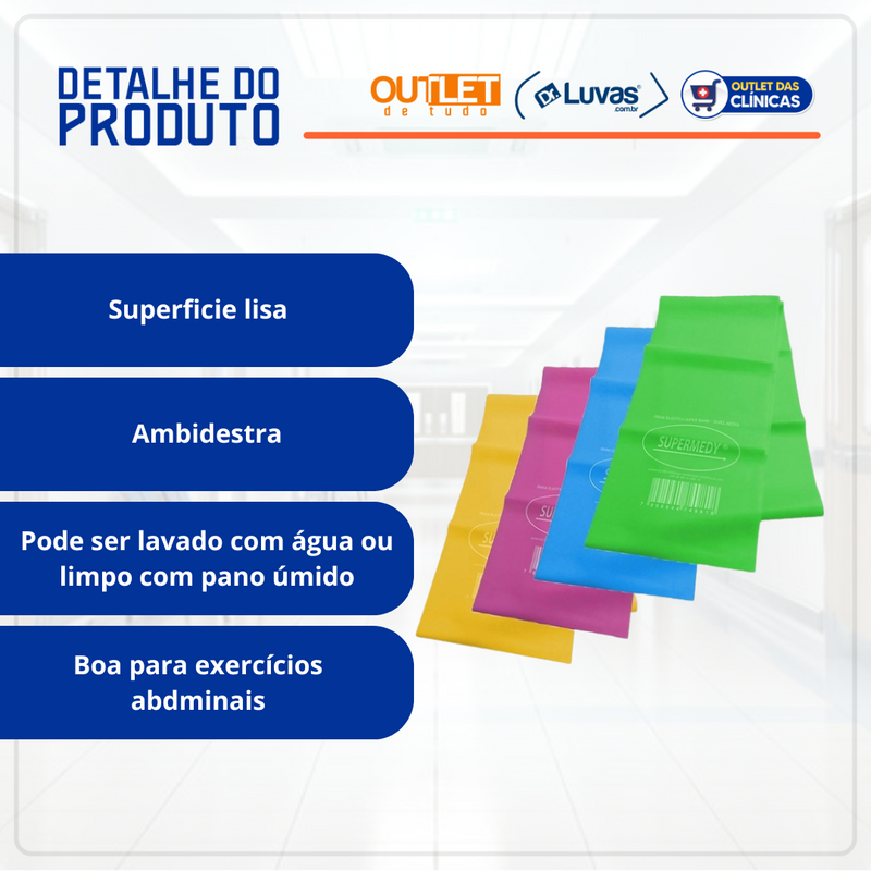 Faixa Elástica Super Band - Supermedy