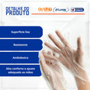 Luva Viniflex Transparente Sem Pó 100un - Luvix