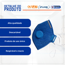 Máscara Respiratória PFF2 Com Válvula - Supermedy