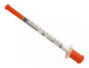 Seringa de Insulina 1ml com Agulha Fixa 6x0,25mm 10un - Descarpack