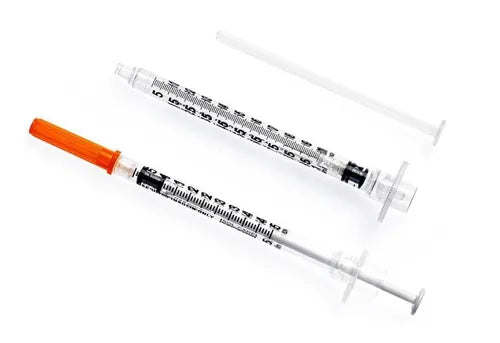Seringa de Insulina 1ml com Agulha Fixa 6x0,25 mm 10un - Descarpack