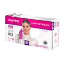 Luva Nitrílica Rosa Sem Pó 100un - Inoven