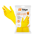 Luva de Látex Amarela Limpeza - Talge