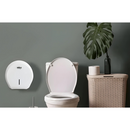 Dispenser Para Papel Higiênico Rolão 300/500m Branco - Nobre