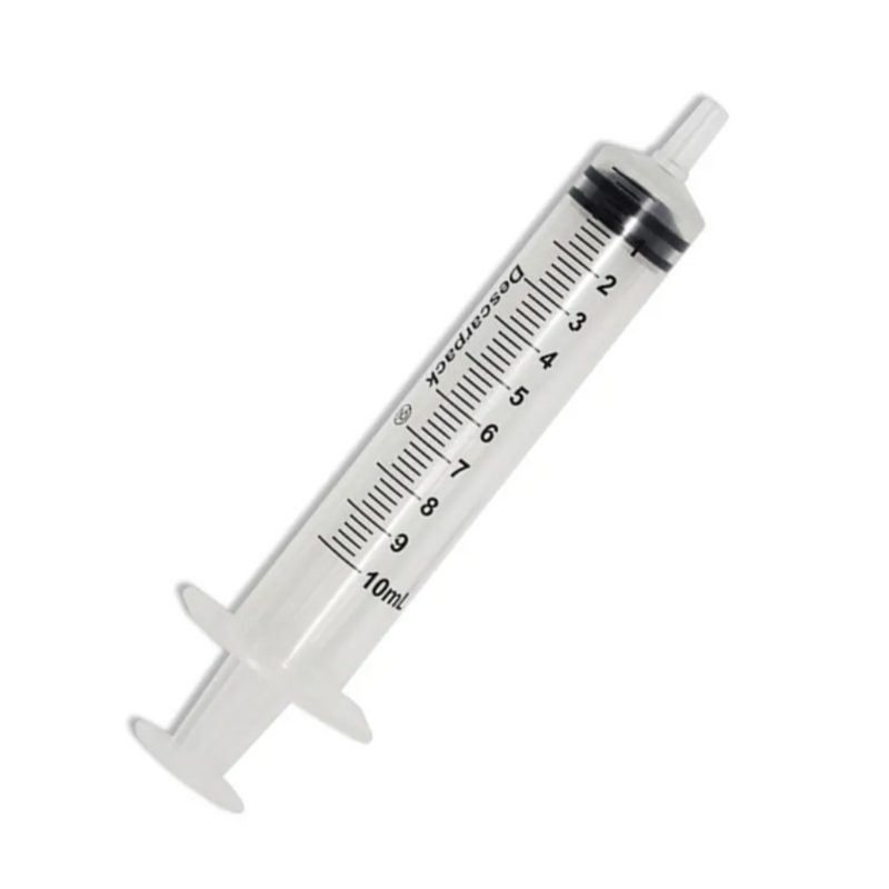 Seringa 10ml Bico Luer Lock 100un -Descarpack