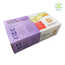 Luva de Procedimento Látex Branca Sem Pó 100un - Descarpack