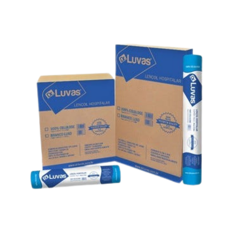 Lençol de Papel 70cmx50m 100% Celulose - Dr. Luvas