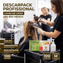 Luva de Látex Branca Com Pó 100un - Descarpack