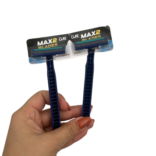 Aparelho de Barbear 2 Lâminas Aço Inox 24un - Milenio