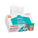 Máscara Cirúrgica Tripla Com Elástico 50un - Vabene