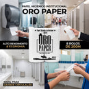 Papel Higiênico Branco 200m 8 rolos - Oropaper