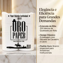 Papel Higiênico Branco 200m 8 rolos - Oropaper