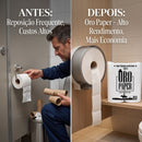 Papel Higiênico Branco 200m 8 rolos - Oropaper