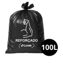 Saco De Lixo Preto 100L Reforçado 100un - Dr Luvas